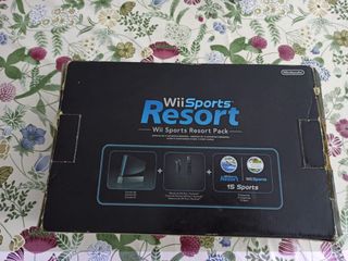 Wii negra caja vacía ,intrucciones