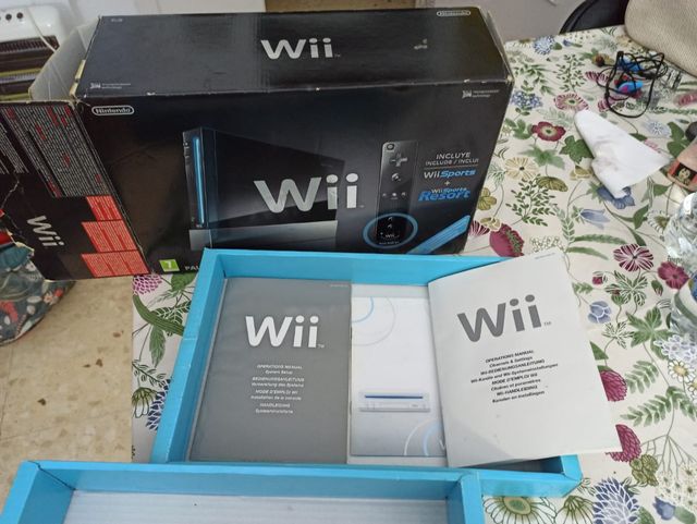 Wifi nero, scatola vuota, istruzioni