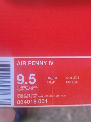 NIKE AIR MAX Penny IV