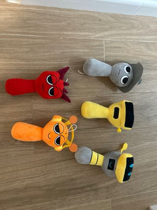 5 peluches sprunki por pack
