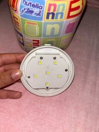 Lampada a led barattolo nutella