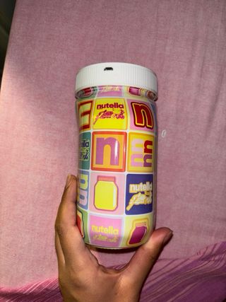 Lampada a led barattolo nutella