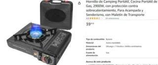 ¡¡-50%!! | Cocina Camping Gas - Hornillo Portátil