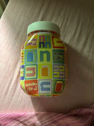 Lampada led vaso nutella da collezione