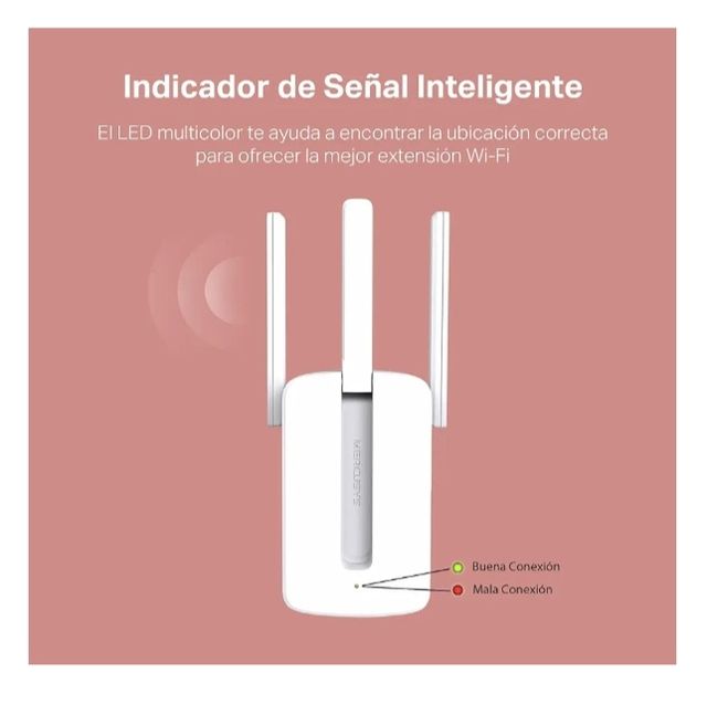 Repetidor Wi-Fi Mercusys MW300RE N300Mbps