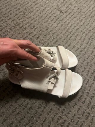 Sandalias piel blancas - nº 38