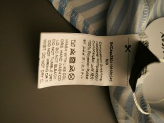 Vestido rayas azul blanco