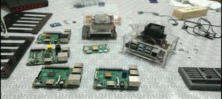 Kit 8x Raspberry Pi 0/1B/2/3 + 2x Jetson Nano 4GB