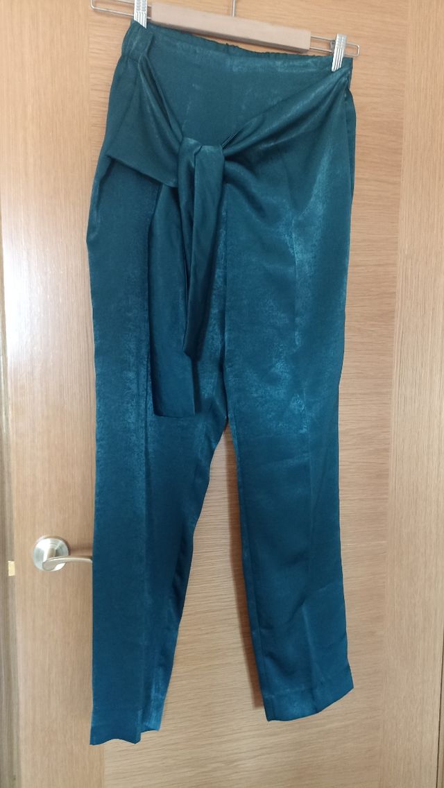 Pantalón verde de vestir