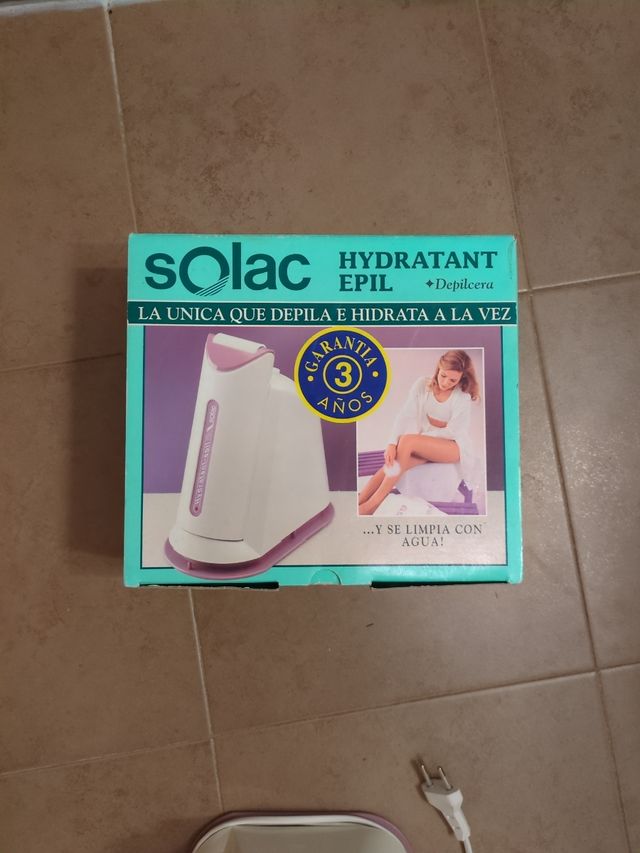 Depiladora Solac cera.