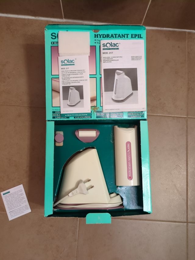Depiladora Solac cera.