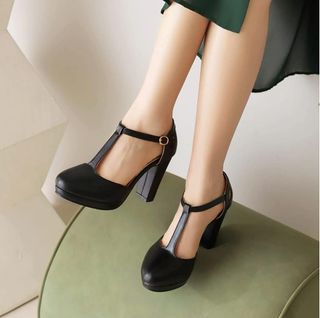 Zapatos negros tacón 39