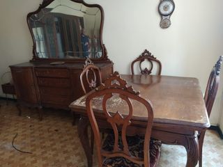 Muebles Comedor Castaño - Antigüedades