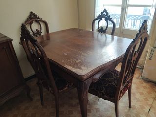 Muebles Comedor Castaño - Antigüedades