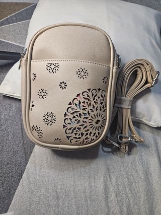 Bolsos playa mimbre beige