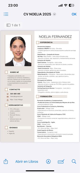 Hacemos Curriculums y cartas de presentación.