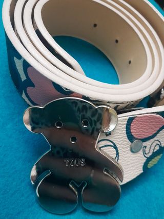 Cinturón Tous Osito - Beige Multicolor