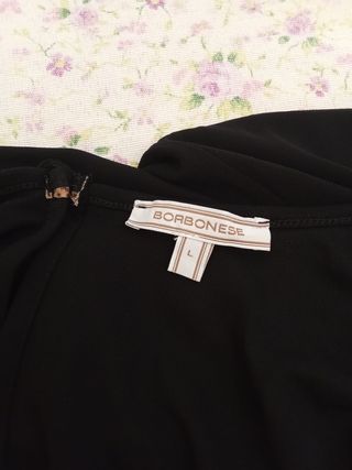 Tuta jumpsuit Borbonese nera