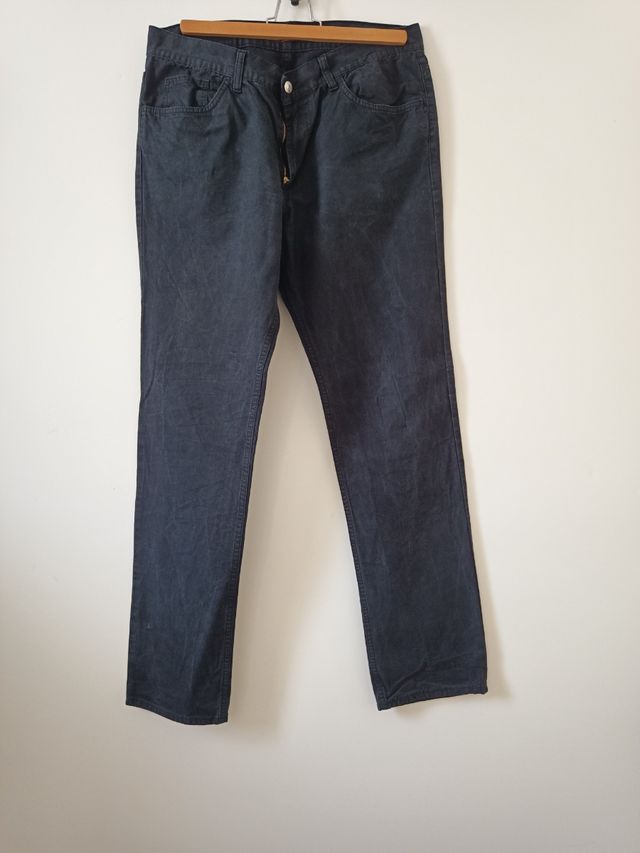 Jeans Uomo Cotone Neri