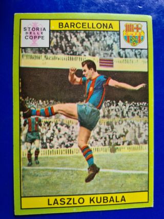 Cromo Ladislao Kubala Panini 1968/1969