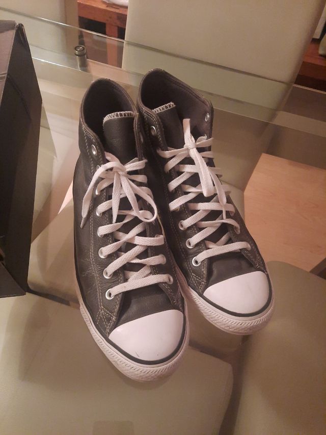 Converse botas piel verde oscuro talla 44