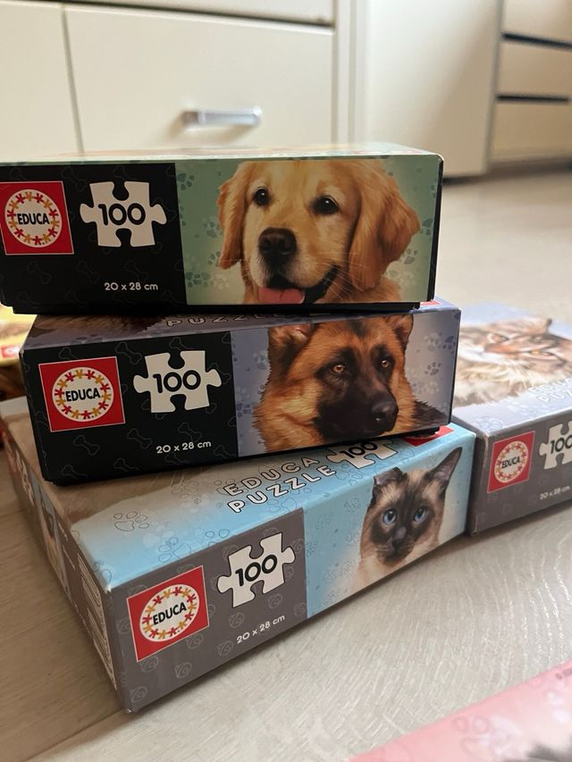 7 puzzle per l'educazione degli animali 100 pezzi