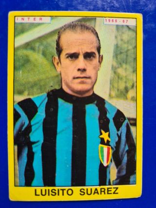 Cromo Luisito Suarez Panini 1966/1967