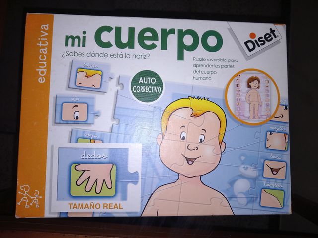 Puzzle Mi Cuerpo Diset - Autocorrectivo