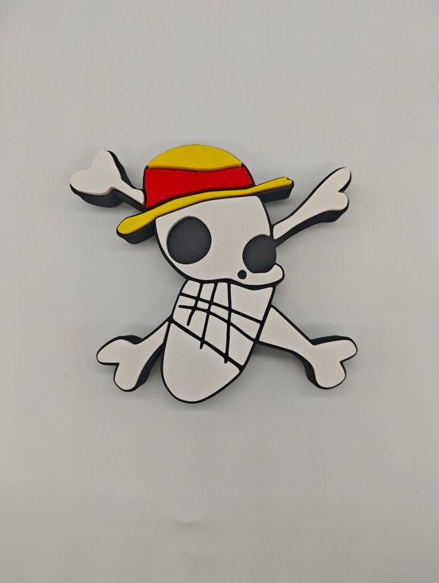 Figura Luffy Jolly Roger Primer Dibujo