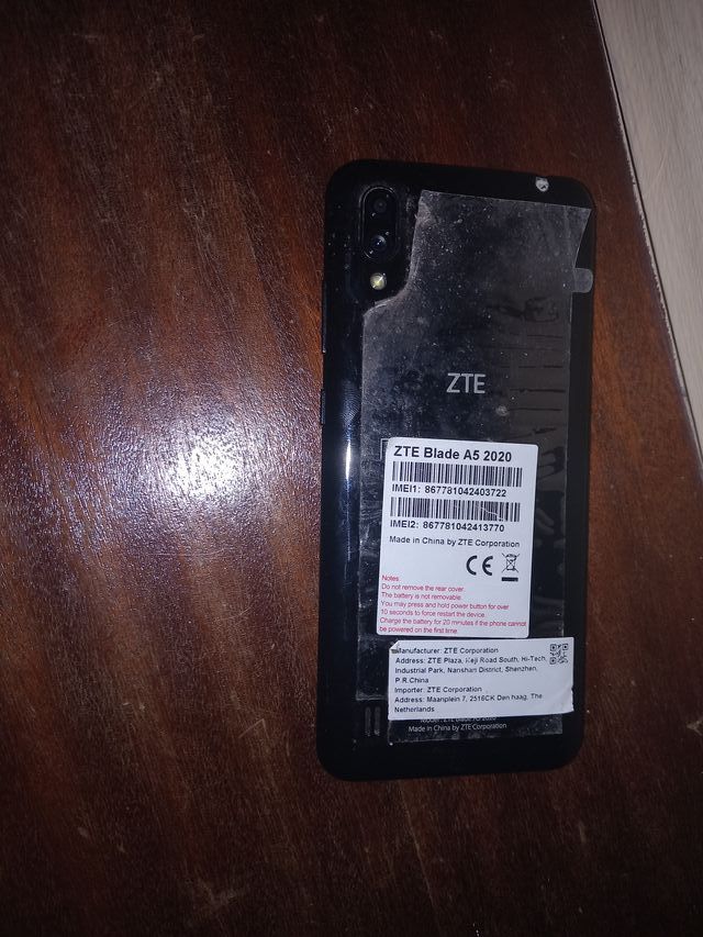 ZTE Blade A5 2020 - móvil negro