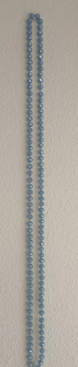 Collar azul turquesa - perlas