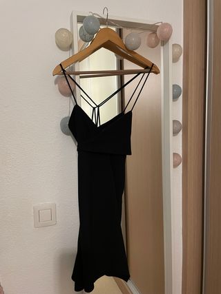 Vestido negro Zara - Talla S