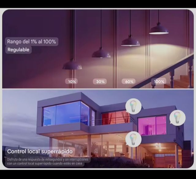 2 Lampadine LED - 16 colori. Con telecomando