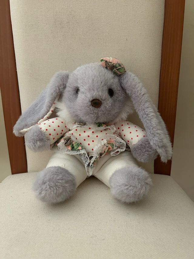 Conejo Peluche Gris