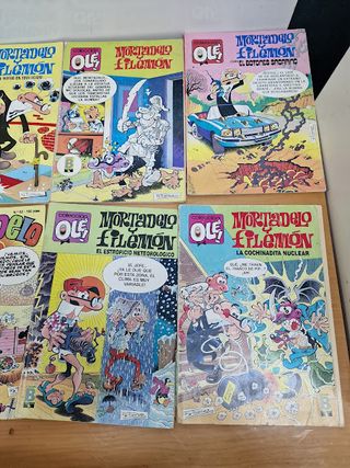 lote 10 comics mortadelo y filemoncoleccion ole  