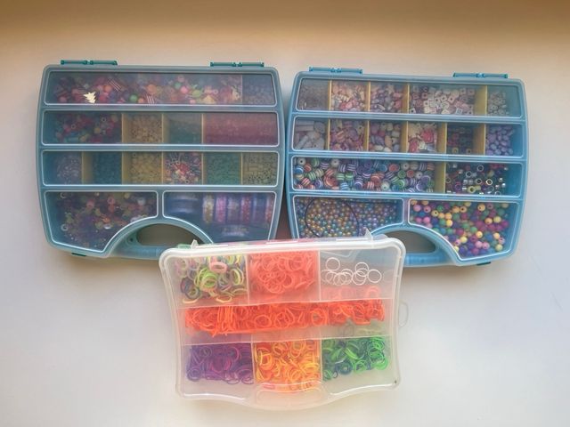 Perline e braccialetti in gomma