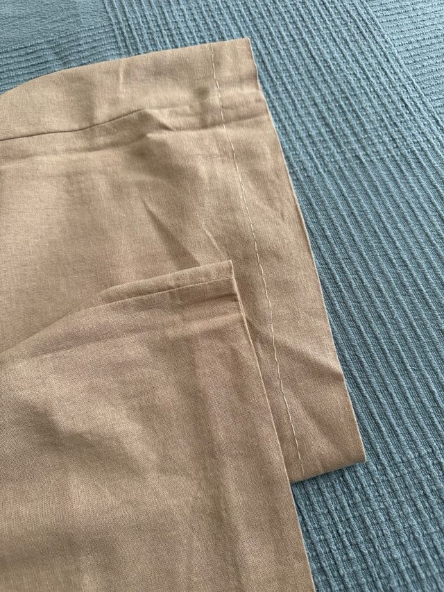 Mono Zara beige - Pantalón largo