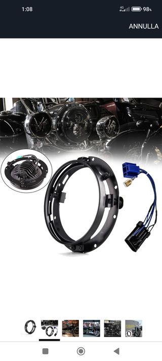 Anello di montaggio per Faro 7"