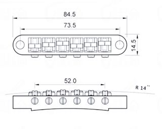 Puente para guitarra Les Paul 