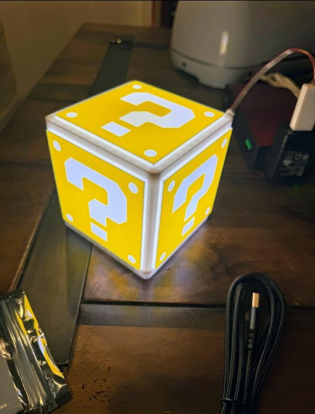 Luz LED Bloque ? Super Mario