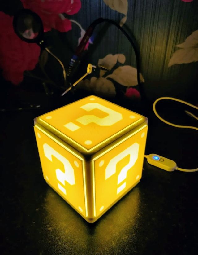 Luz LED Bloque ? Super Mario