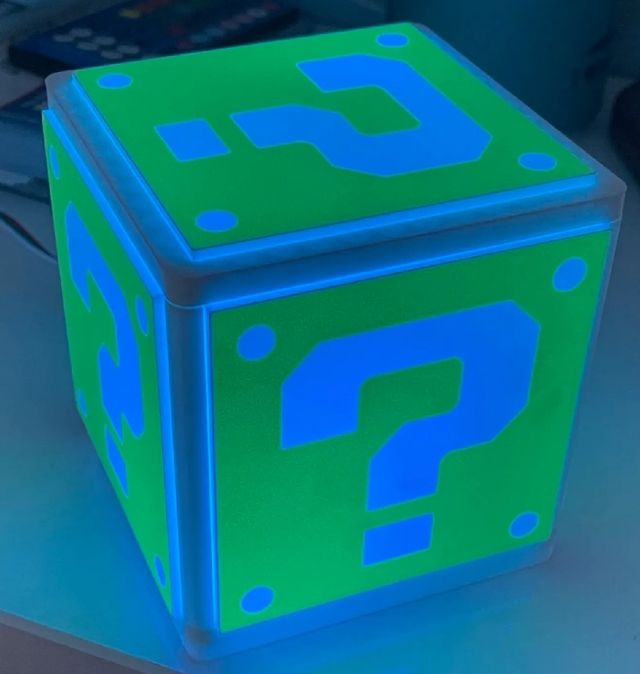 Luz LED Bloque ? Super Mario