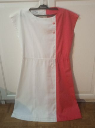 Vestido vintage JJ Petit M bicolor