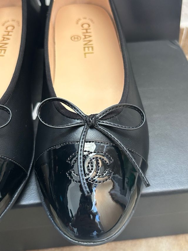 Bailarinas Chanel negras