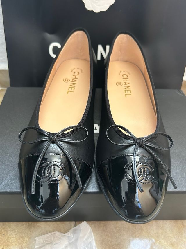 Bailarinas Chanel negras