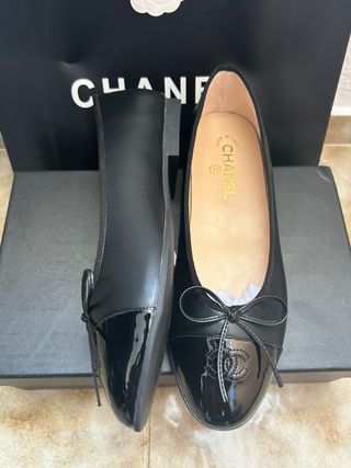Bailarinas Chanel negras