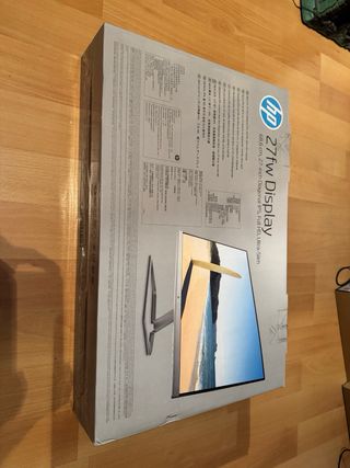 Monitor HP 27" - 27fw Blanco/Plata REPARAR