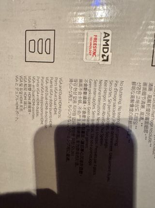 Monitor HP 27" - 27fw Blanco/Plata REPARAR