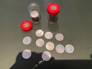 25 Medios dólares plata EEUU