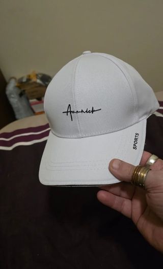 Gorra de. Beísbol Transpirable Blanca  Unisex